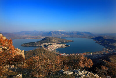 Greece,Kastoria,Lake,View