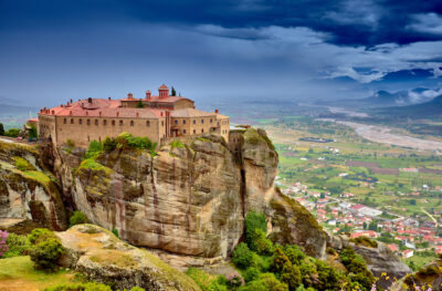 Greece,Monastery,Of,Varlaam,Meteora