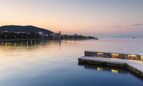 Volos,,Greece,-,June,14,,2017:,Seafront,Of,Volos,City
